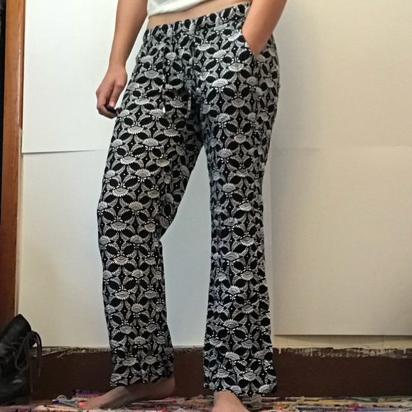 Old Navy | Pants \u0026 Jumpsuits | 32 Old Navy Palazzo Pants Black And White |  Poshmark